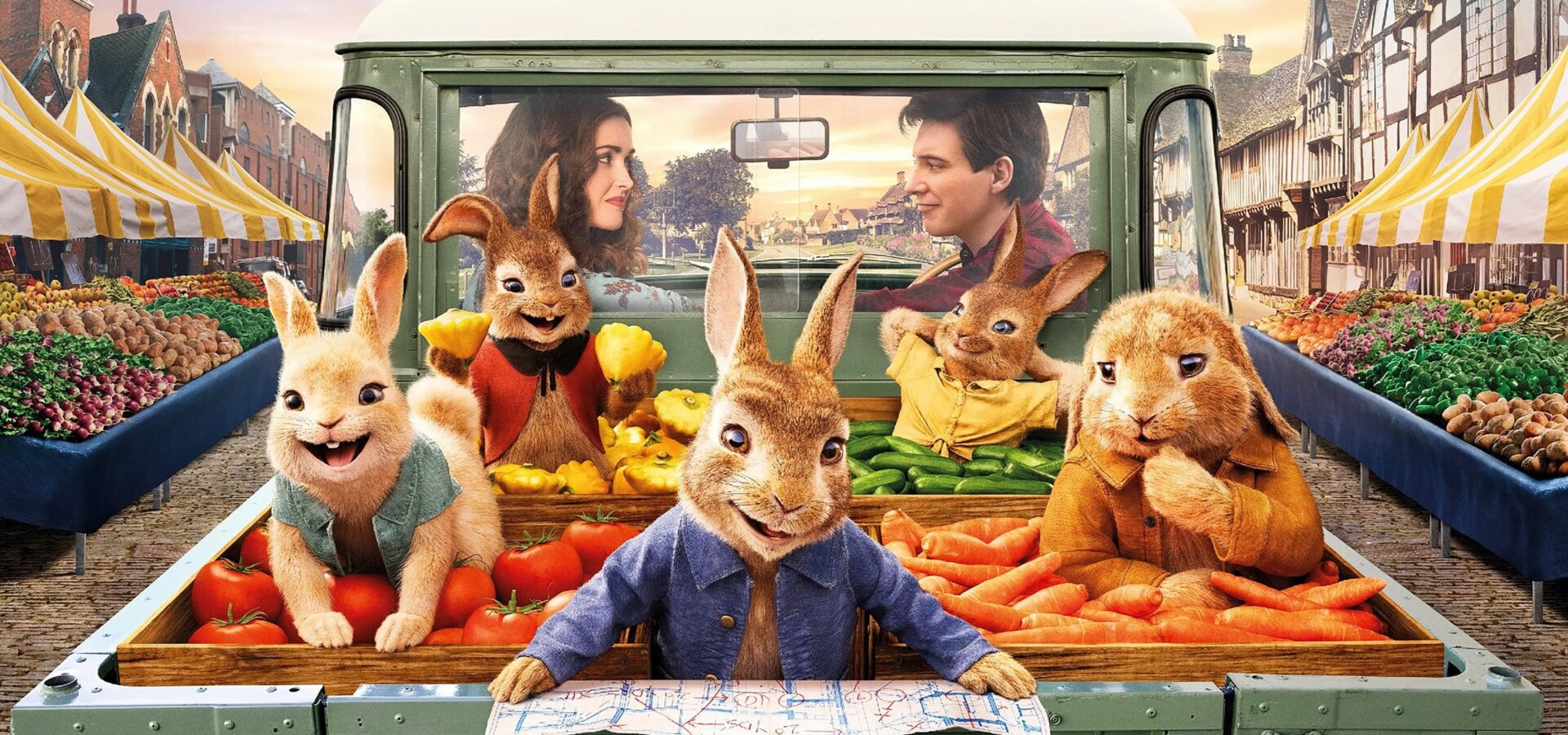 Králíček Petr bere do zaječích