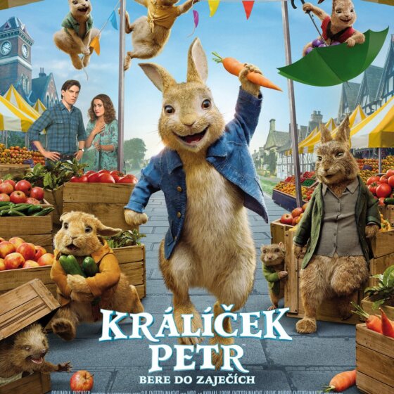 Králíček Petr bere do zaječích
