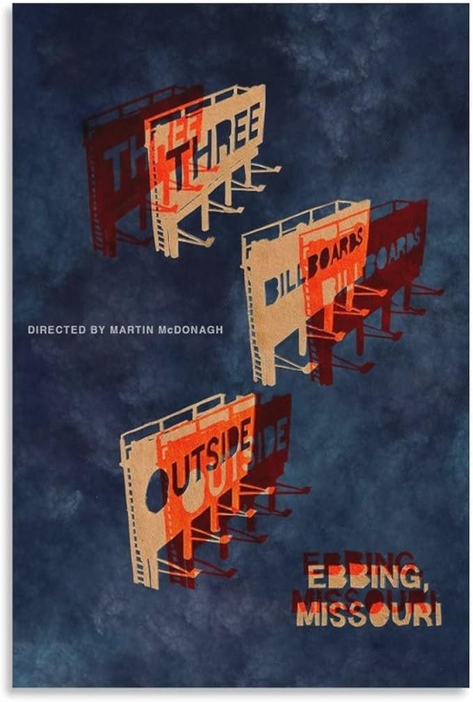 Tři billboardy kousek za Ebbingem