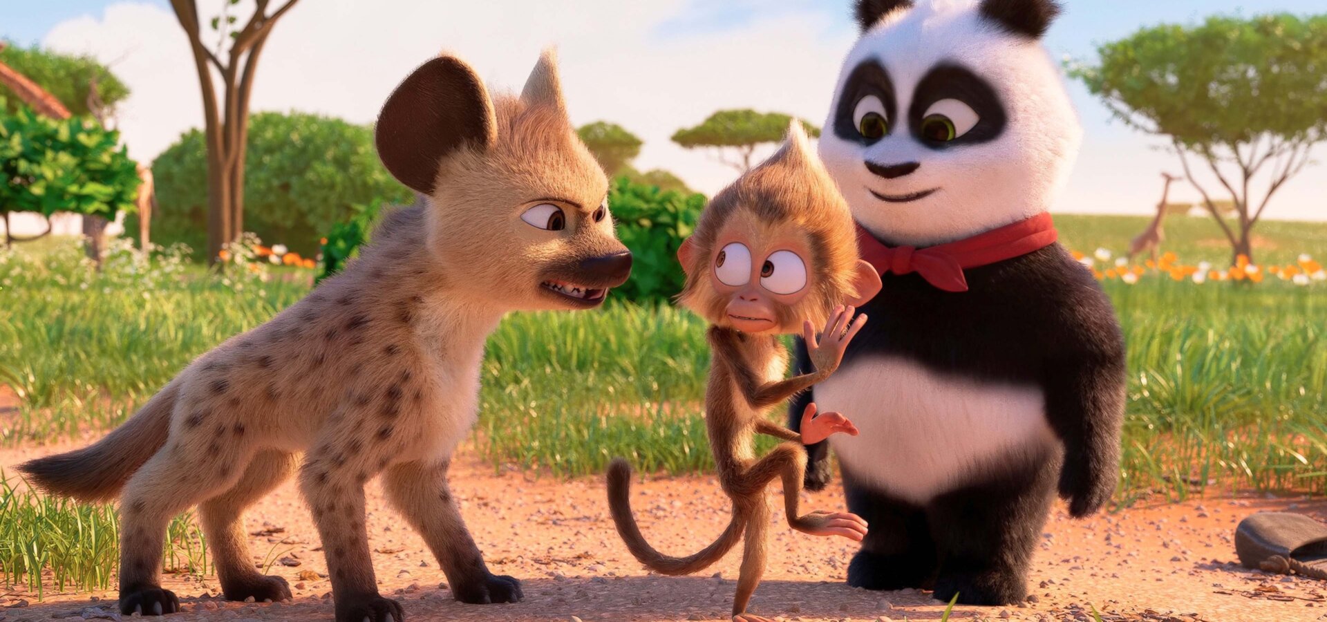 Medvídek panda v Africe