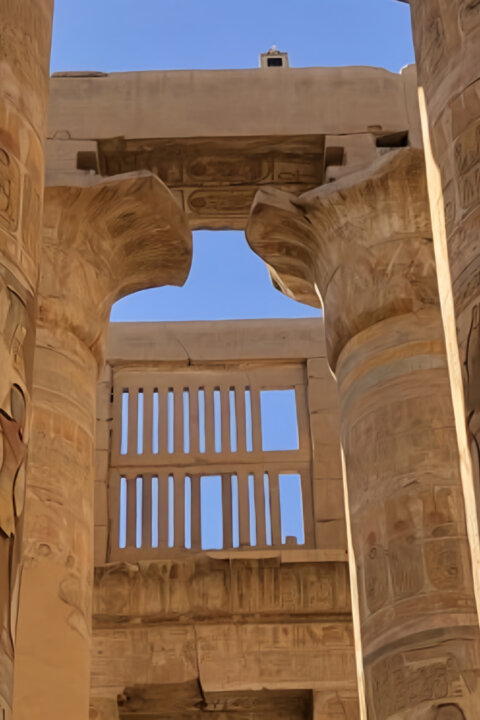 Velkolepý chrámový komplex v Karnaku