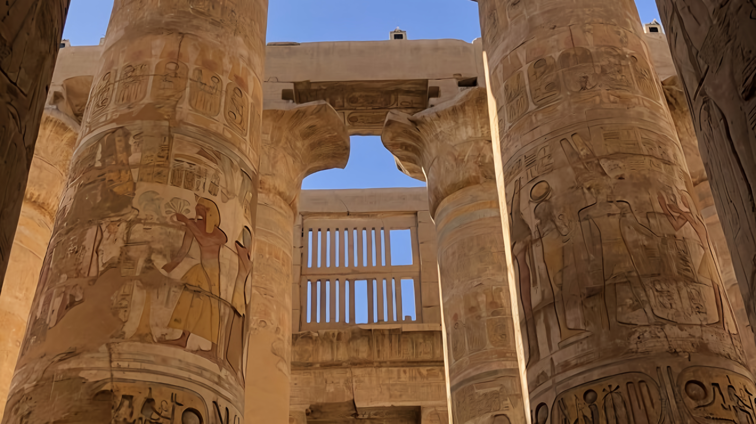 Velkolepý chrámový komplex v Karnaku