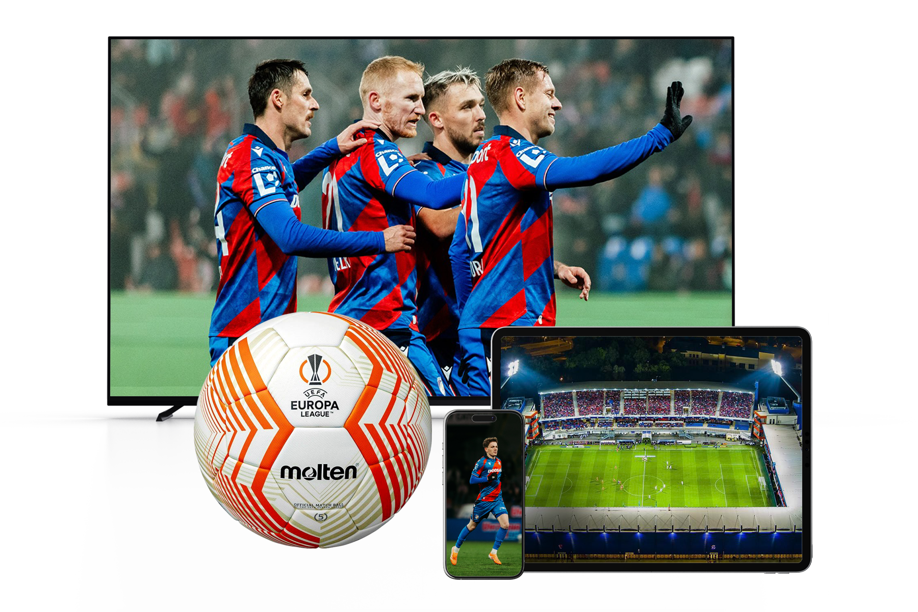 Sledujte až na 2 zařízeních v chytré televizi, na mobilu i webu online.