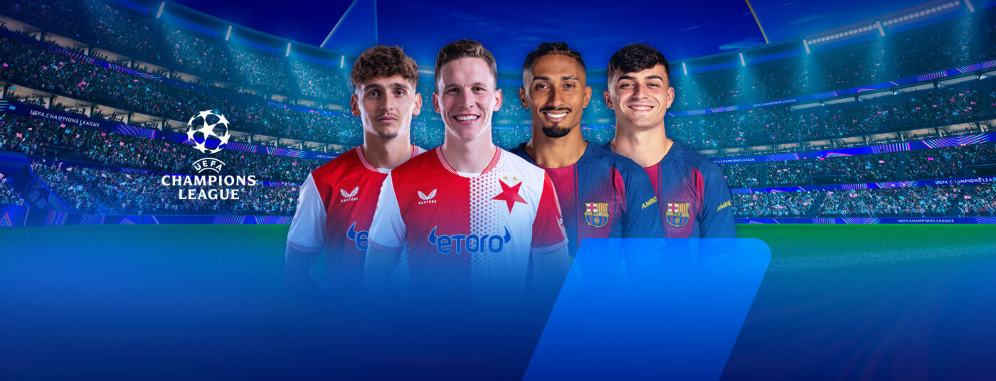 Ligu mistrů: Slavia Praha vs. Barcelona