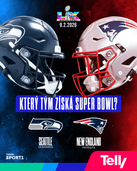 Super Bowl 2026 | 9. 2. 2026 | Seattle vs. New England | Nova Sport 1