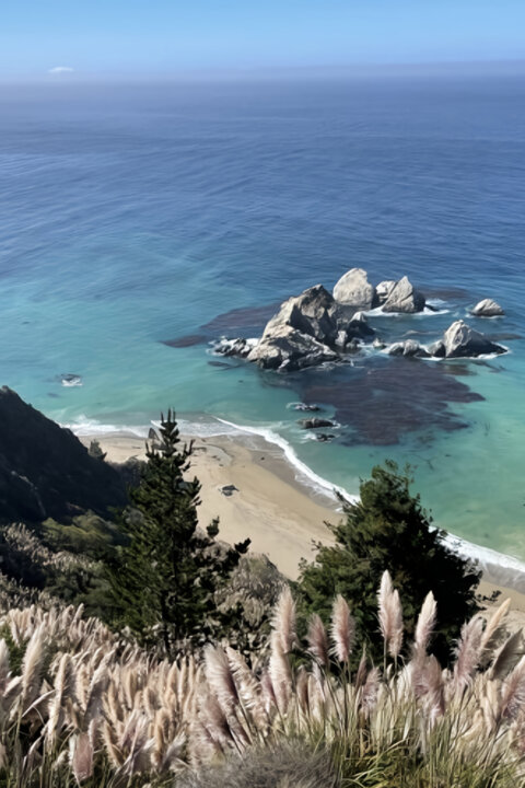 Kalifornská cesta podél Pacifiku