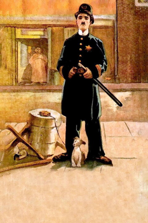 Chaplin strážcem veřejného pořádku