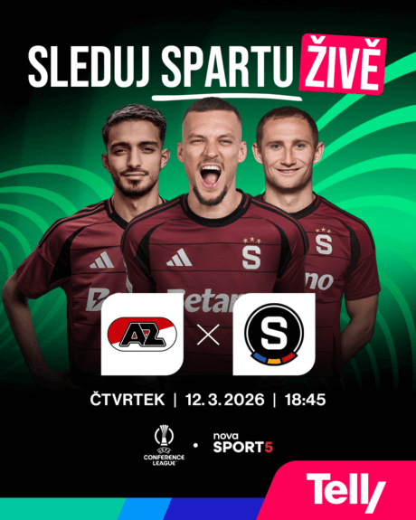 Sleduj Spartu v Konferenční lize | Alkmaar - Sparta Praha | Nova Sport 5