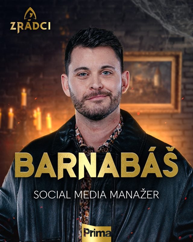 Barnabáš, hráč Zrádců 3 (2026), social media manager