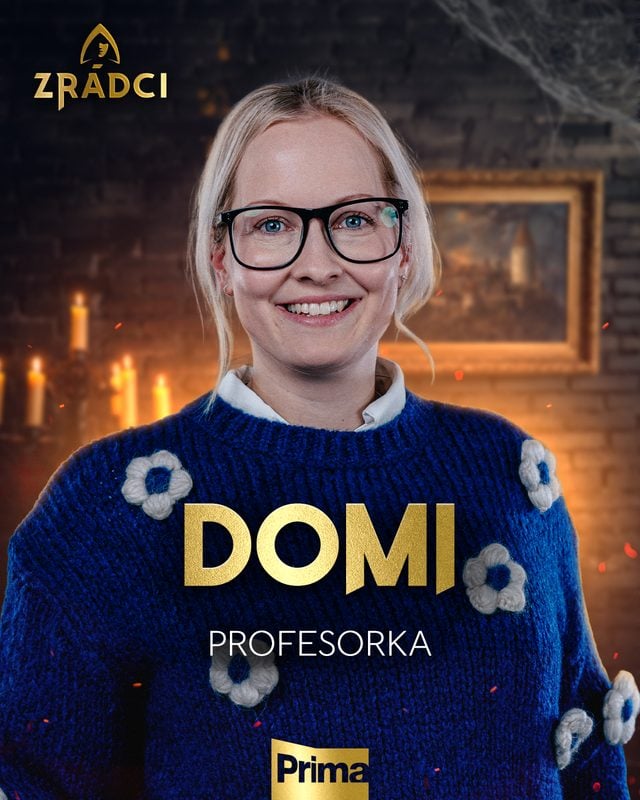 Domi, hráčka Zrádců 3 (2026), profesorka žijící ve Finsku