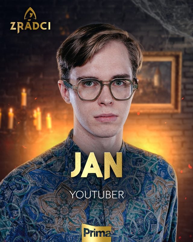 Jan, hráč Zrádců 3 (2026), youtuber