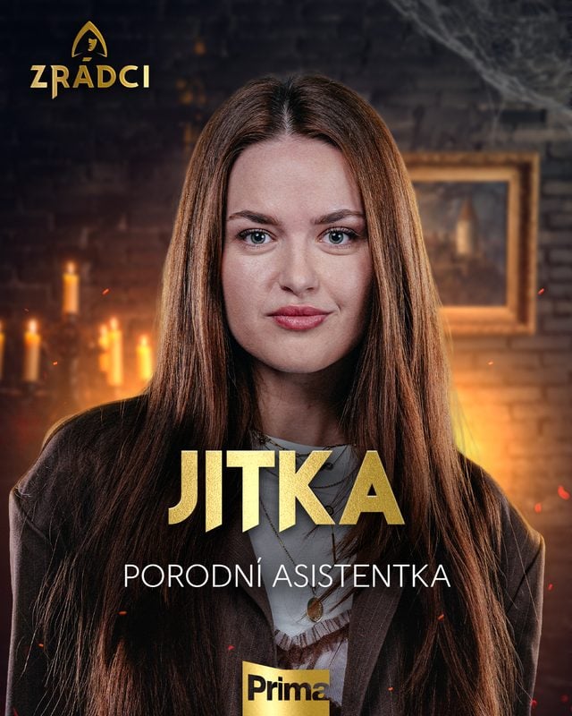 Jitka, hráčka Zrádců 3 (2026), porodní asistentka