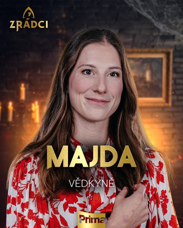 Majda, hráčka Zrádců 3 (2026), vědkyně