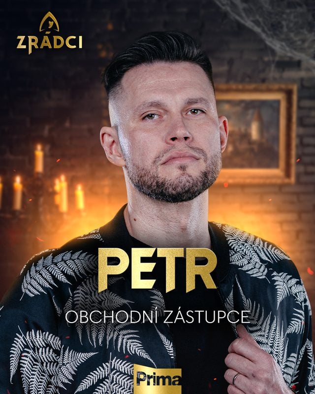 Petr, hráč Zrádců 3 (2026), obchodní zástupce