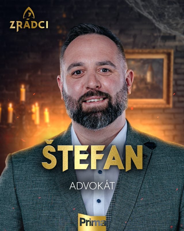 Štefan, hráč Zrádců 3 (2026), advokát