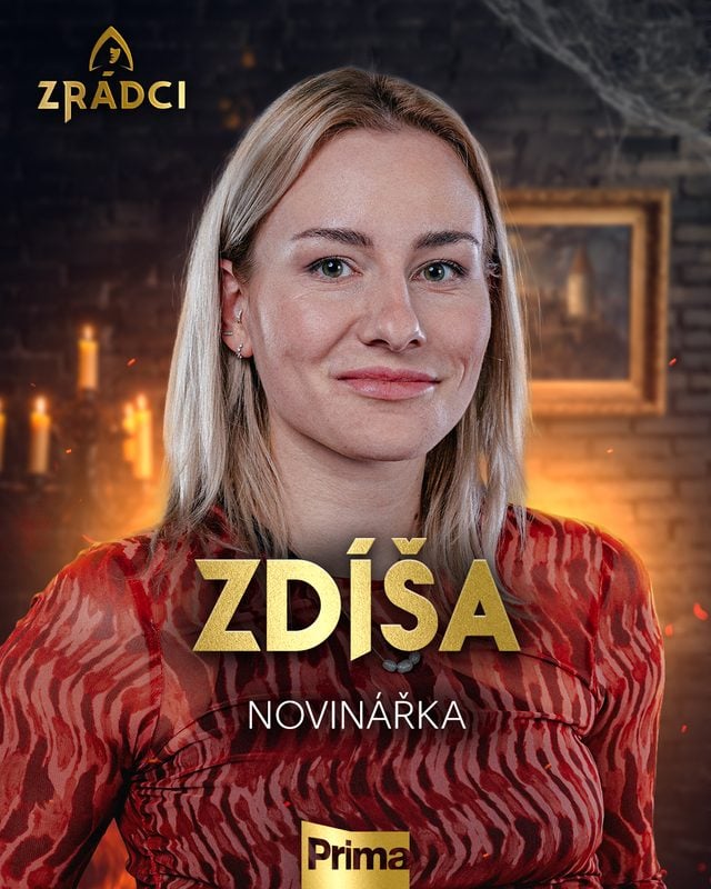 Zdíša, hráčka Zrádců 3 (2026), novinářka
