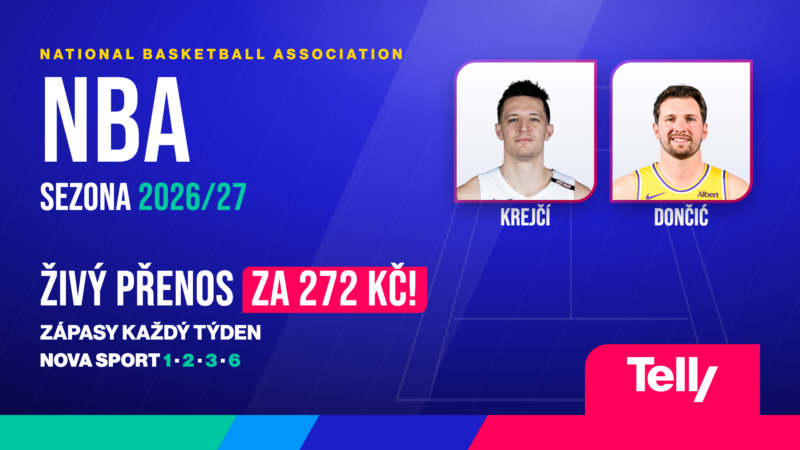 NBA živě na Telly, Krejčí a Dončić